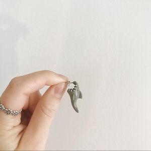 shark bite earrings